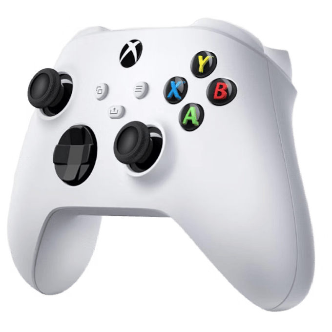 A large main feature product image of XBOX Wireless Controller - Robot White