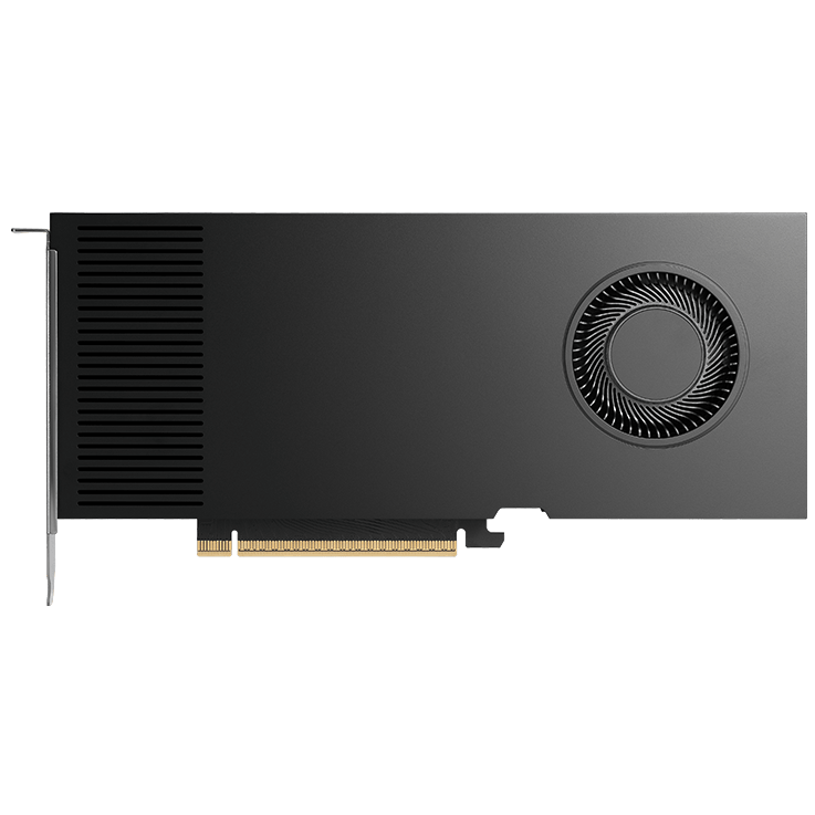 A large main feature product image of Nvidia RTX Pro 4000 Blackwell 24GB GDDR7