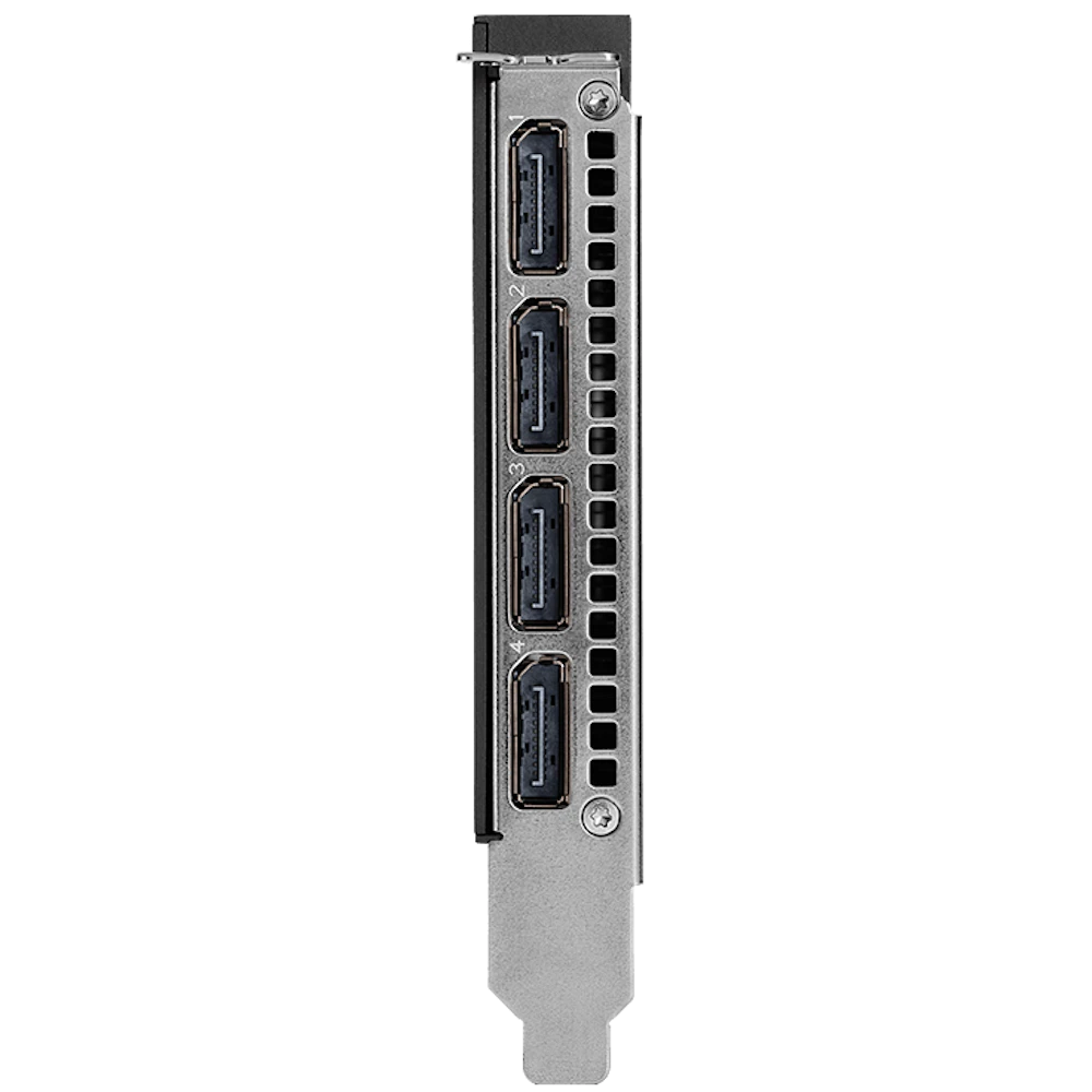 A large main feature product image of NVIDIA RTX Pro 4000 Blackwell 24GB GDDR7