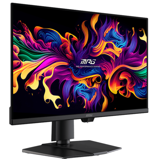 A large main feature product image of MSI MPG 271QR QD-OLED X50 - 27" 1440p 500Hz 0.03ms QD-OLED Gaming Monitor