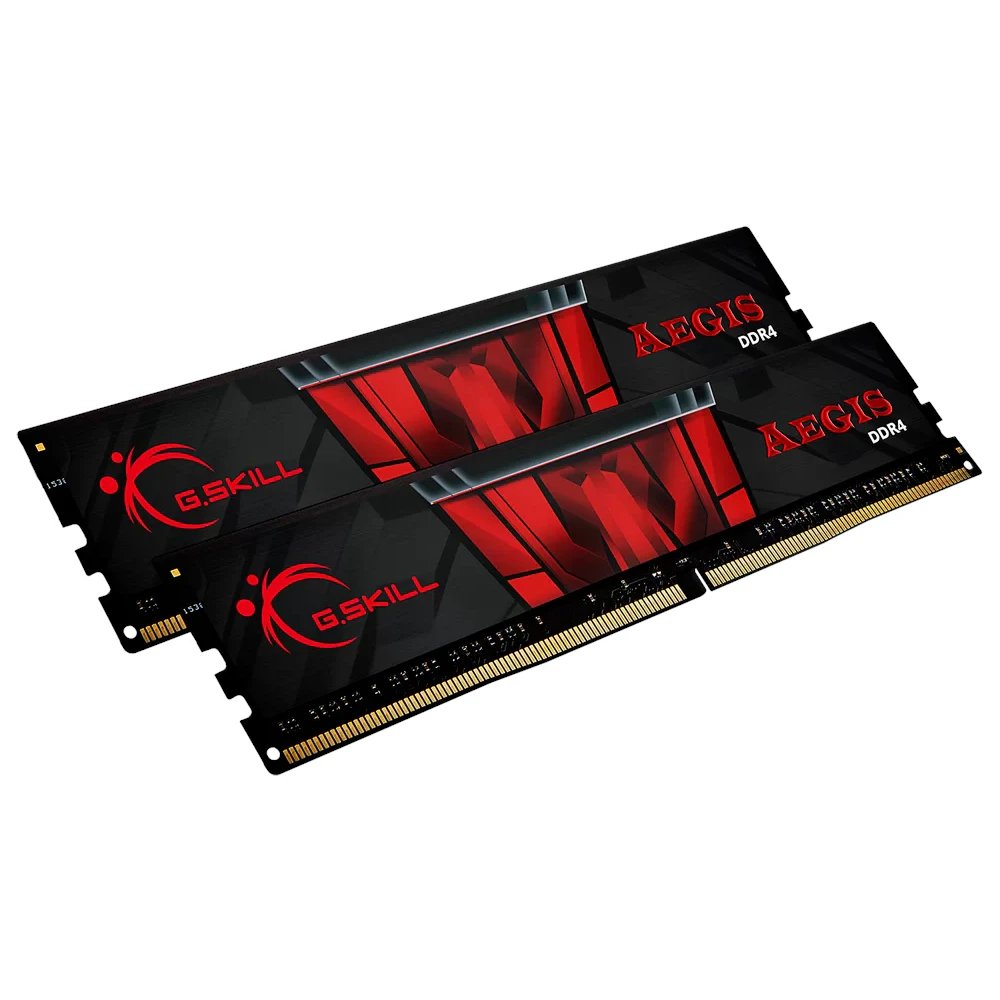 A large main feature product image of G.Skill Aegis 16GB Kit (2x8GB) DDR4-3200 C16