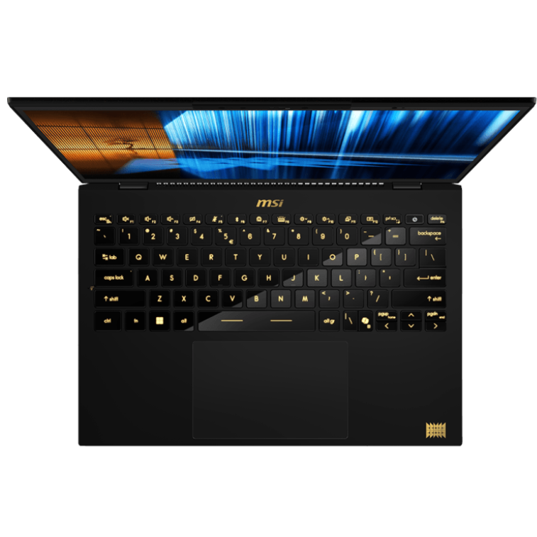 A large main feature product image of MSI Prestige 13 AI+ Ukiyoe Edition (A2VM) - 13.3" 2.8K OLED, Ultra 9 288V, 32GB/2TB - Win 11 Pro AI Notebook
