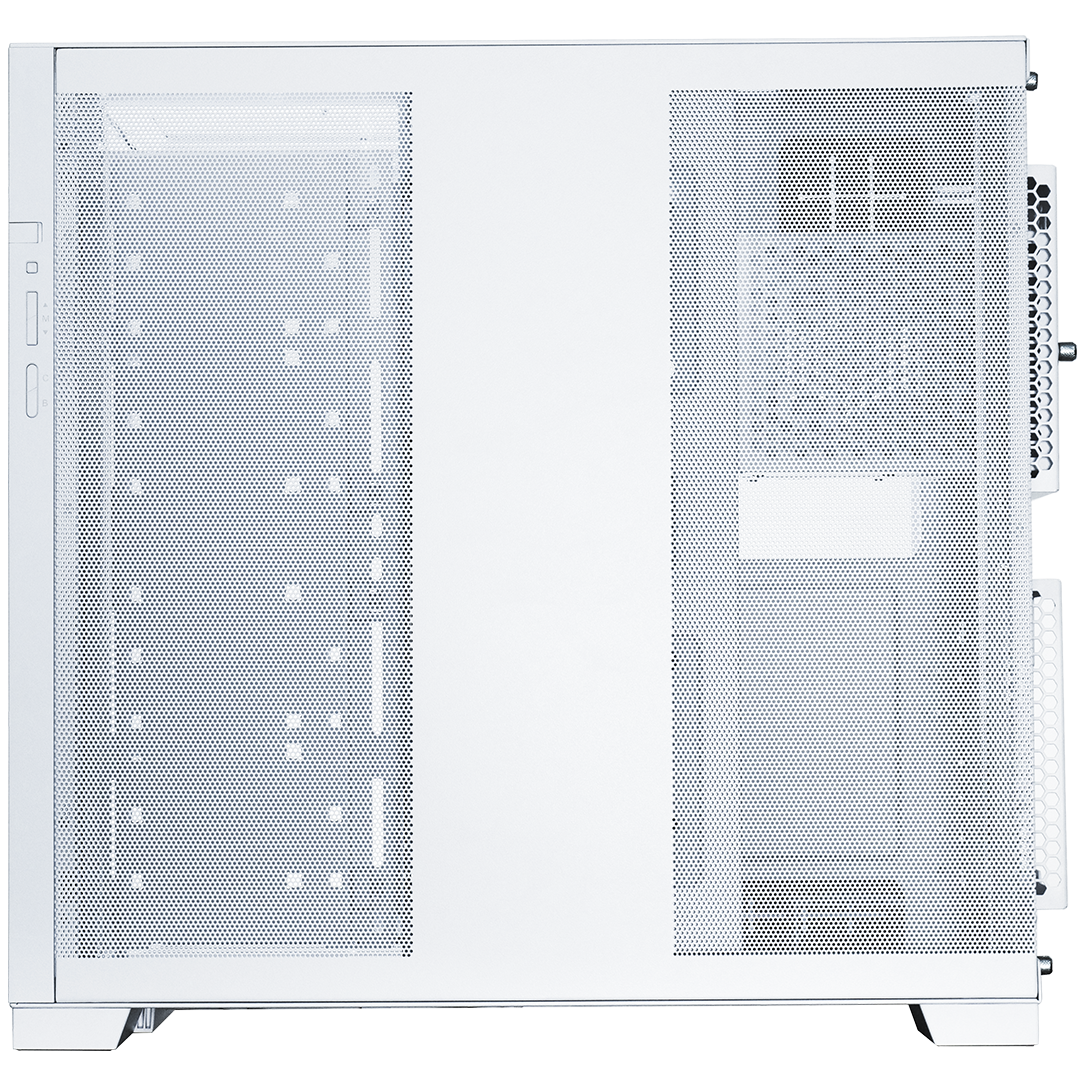 A large main feature product image of Lian Li O11 Dynamic EVO RGB - Mid Tower ATX Case (White)