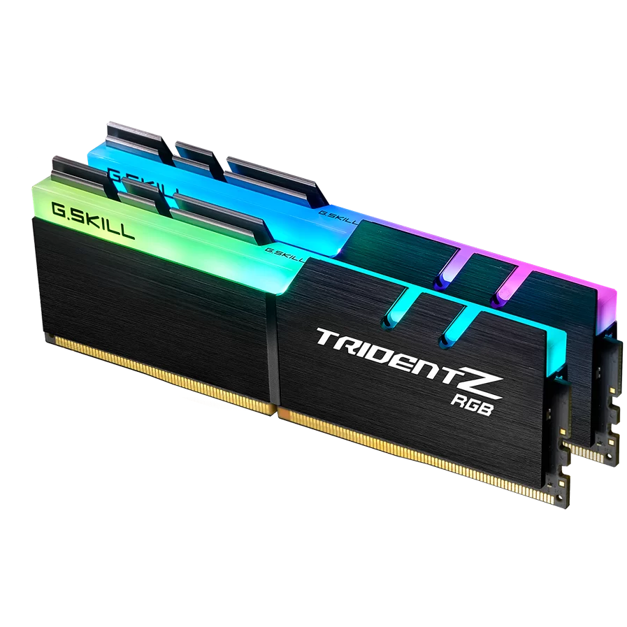 A large main feature product image of G.Skill Trident Z RGB 32GB Kit (2x16GB) DDR4-3200 C16