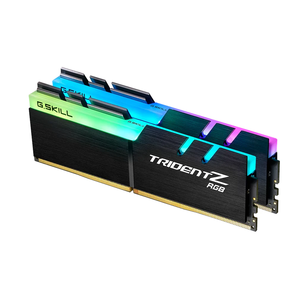 A large main feature product image of G.Skill Trident Z RGB 32GB Kit (2x16GB) DDR4-3200 C16