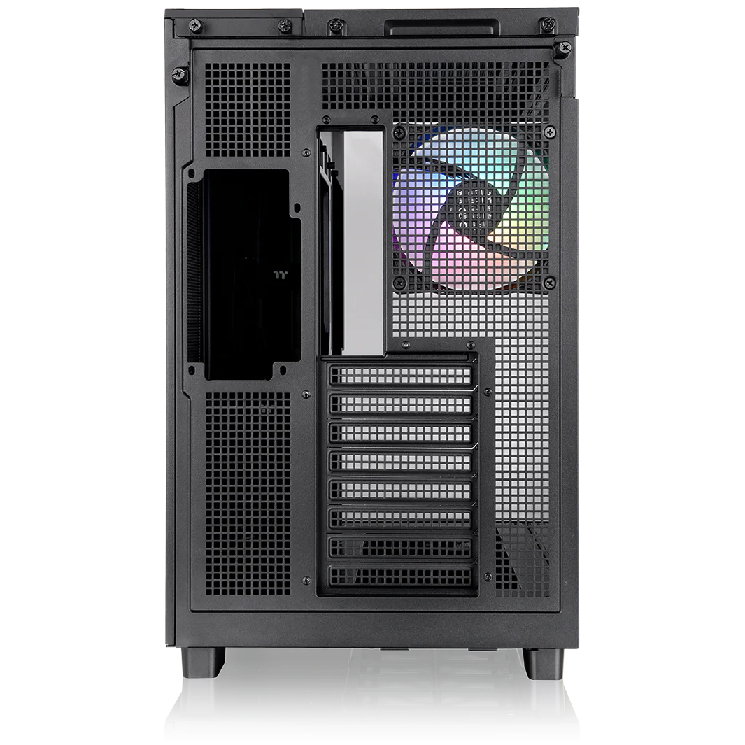 A large main feature product image of Thermaltake View 380 XL Tempered Glass ARGB Mid Tower Case (Black)