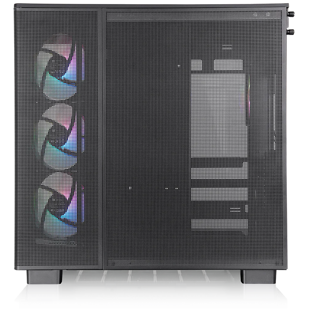 A large main feature product image of Thermaltake View 380 XL Tempered Glass ARGB Mid Tower Case (Black)