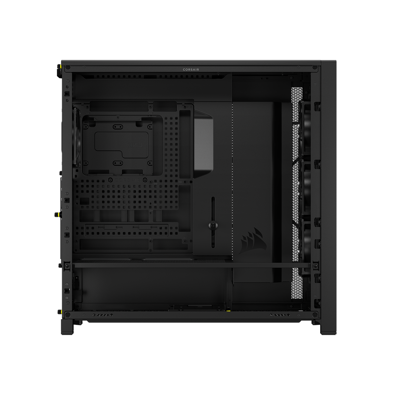 A large main feature product image of EX-DEMO Corsair FRAME 5000D RS Modular Mid Tower Case (Black)