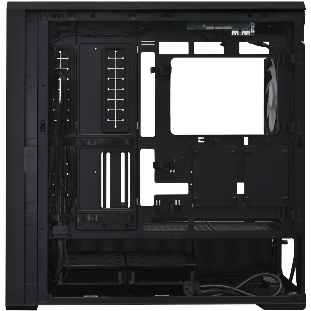 A large main feature product image of Lian Li LANCOOL 217 INF Tempered Glass ARGB Mid Tower Case (Black)