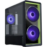 A small tile product image of Lian Li LANCOOL 217 INF Tempered Glass ARGB Mid Tower Case (Black)