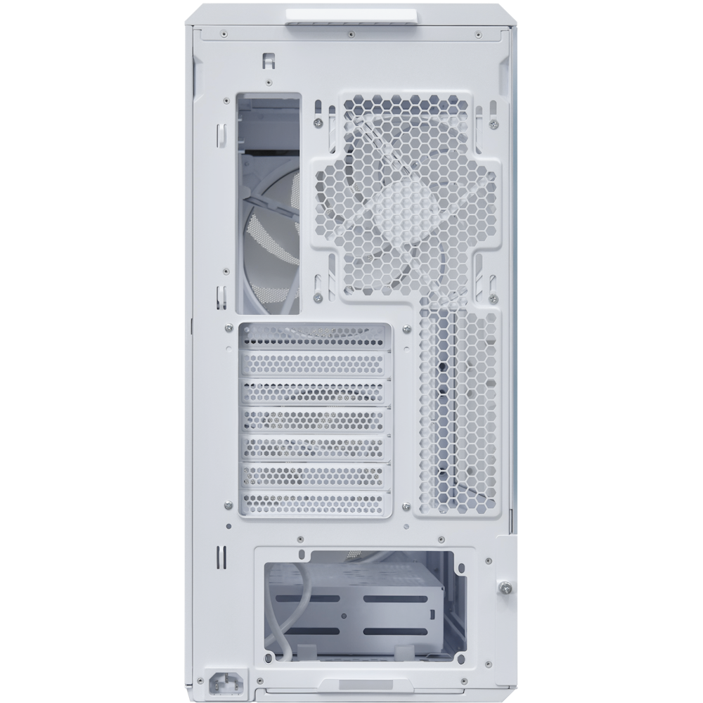 A large main feature product image of Lian Li LANCOOL 217 INF Tempered Glass ARGB Mid Tower Case (White)