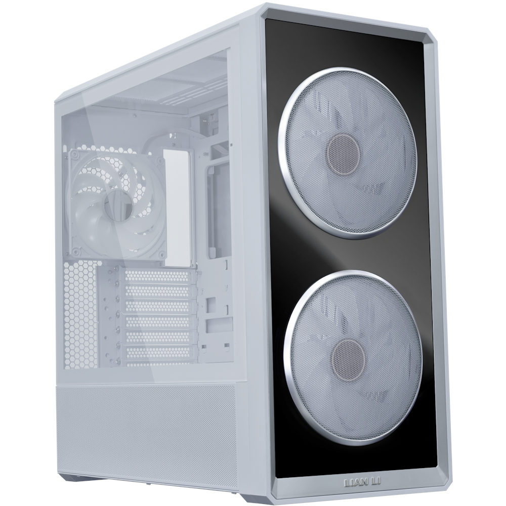 A large main feature product image of Lian Li LANCOOL 217 INF Tempered Glass ARGB Mid Tower Case (White)