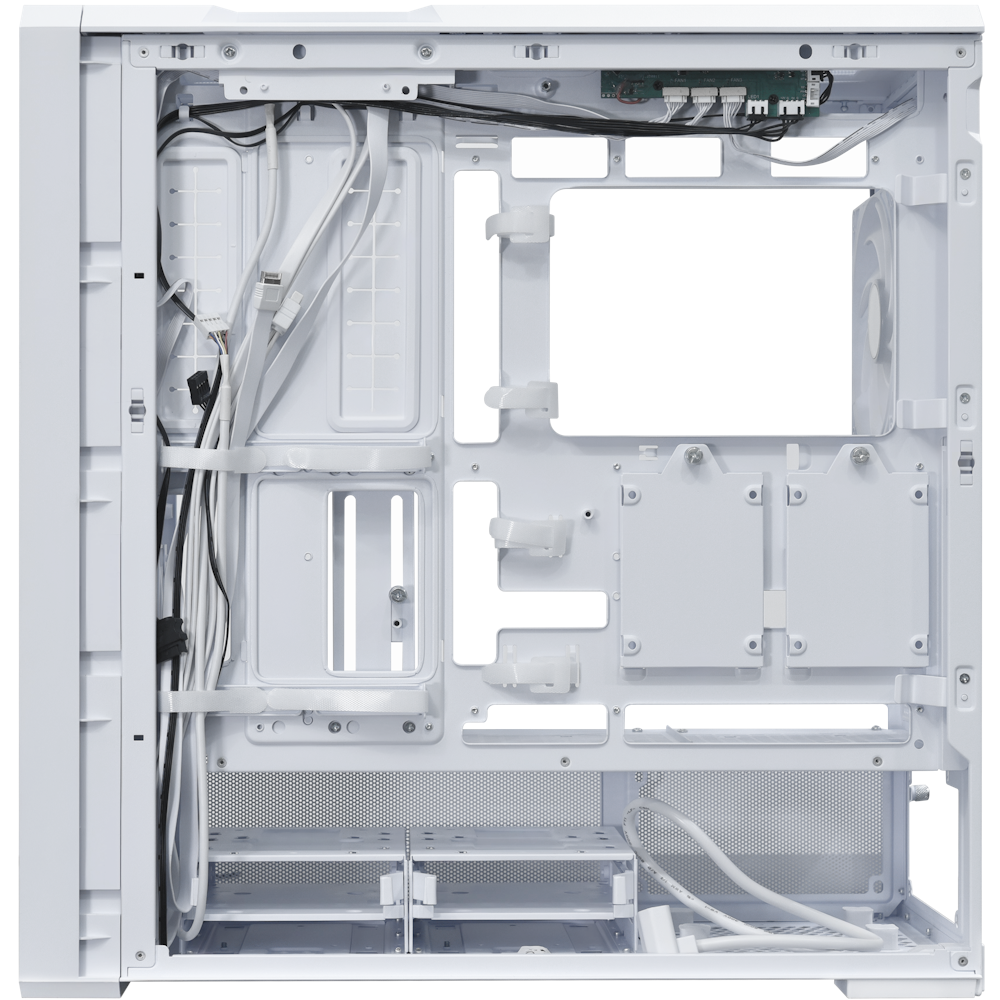 A large main feature product image of Lian Li LANCOOL 217 INF Tempered Glass ARGB Mid Tower Case (White)
