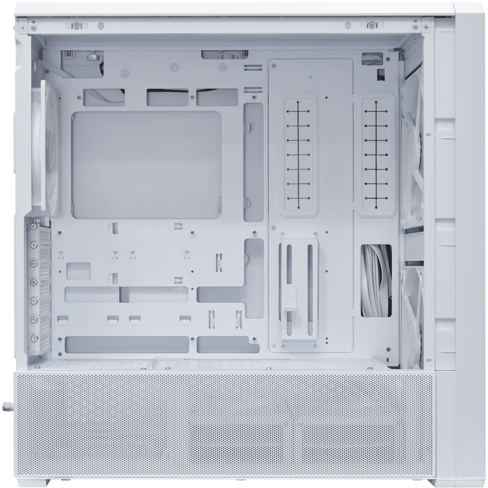 A large main feature product image of Lian Li LANCOOL 217 INF Tempered Glass ARGB Mid Tower Case (White)