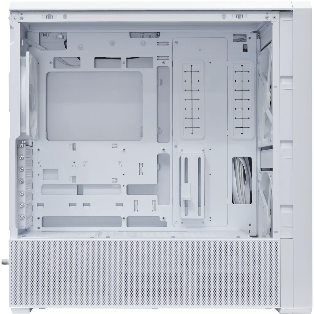 A large main feature product image of Lian Li LANCOOL 217 INF Tempered Glass ARGB Mid Tower Case (White)