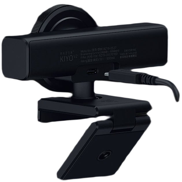 A large main feature product image of Razer Kiyo V2 - 4K30 Ultra HD Streaming Webcam (Black)