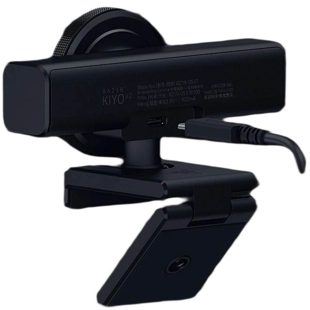 A large main feature product image of Razer Kiyo V2 - 4K30 Ultra HD Streaming Webcam (Black)
