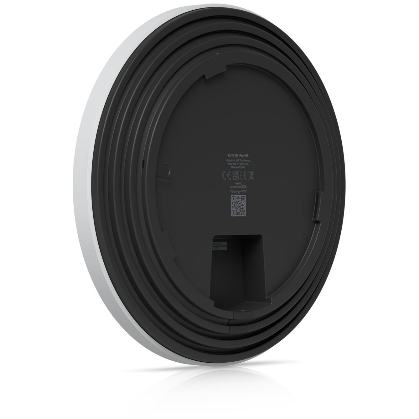 A large main feature product image of Ubiquiti UniFi U7 Pro XG Wi-Fi 7 Wireless Access Point