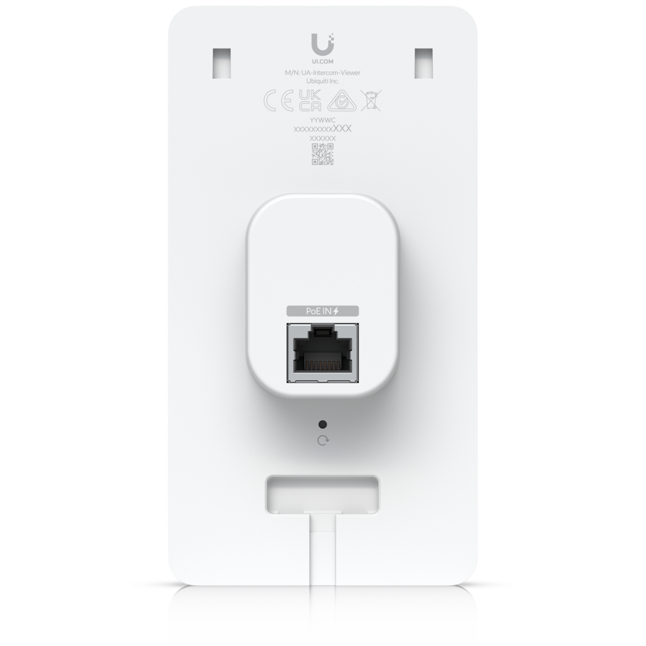 A large main feature product image of Ubiquiti UniFi Intercom Viewer