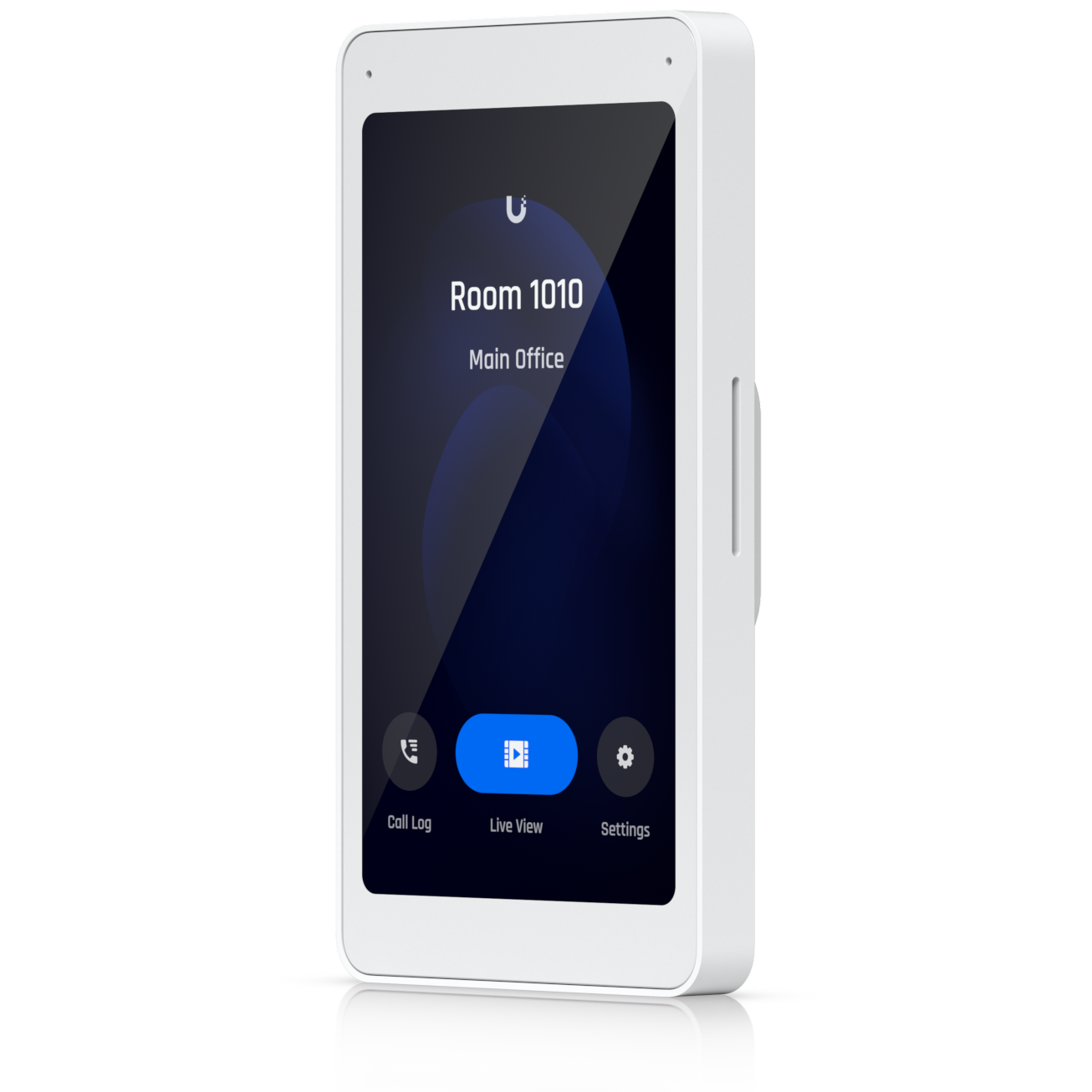 A large main feature product image of Ubiquiti UniFi Intercom Viewer