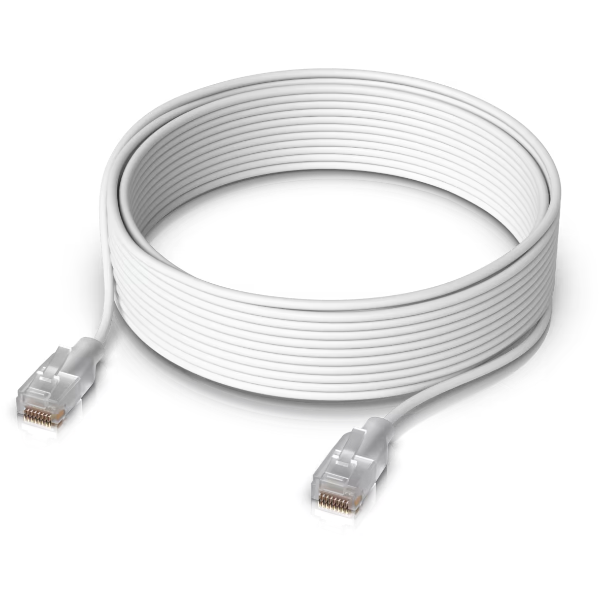 A large main feature product image of Ubiquiti UniFi Etherlighting Nano-Thin Cat6 Patch Cable - 12m