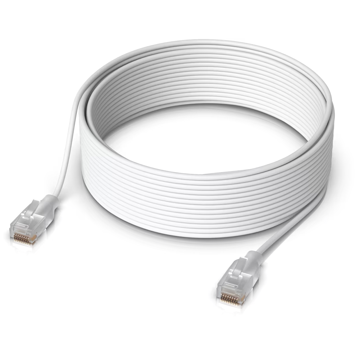 A large main feature product image of Ubiquiti UniFi Etherlighting Nano-Thin Cat6 Patch Cable - 15m