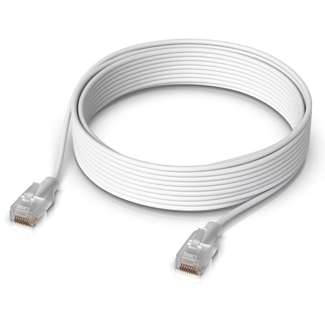 A large main feature product image of Ubiquiti UniFi Etherlighting Nano-Thin Cat6 Patch Cable - 8m