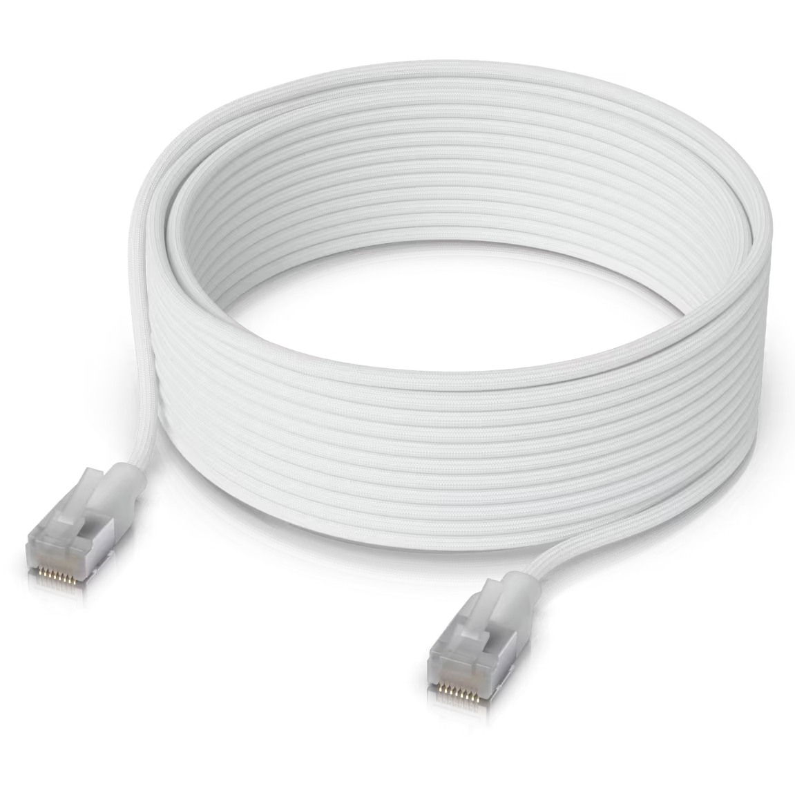 A large main feature product image of Ubiquiti UniFi Premium Ultra-Thin Braided Cat6A Patch Cable - 8m