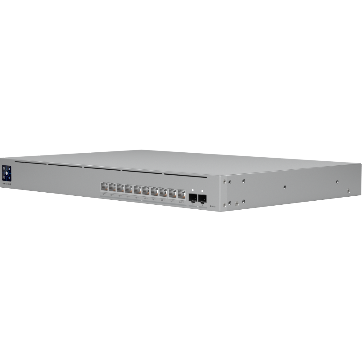A large main feature product image of Ubiquiti UniFi Pro XG 10-Port Layer 3 Switch w/ PoE