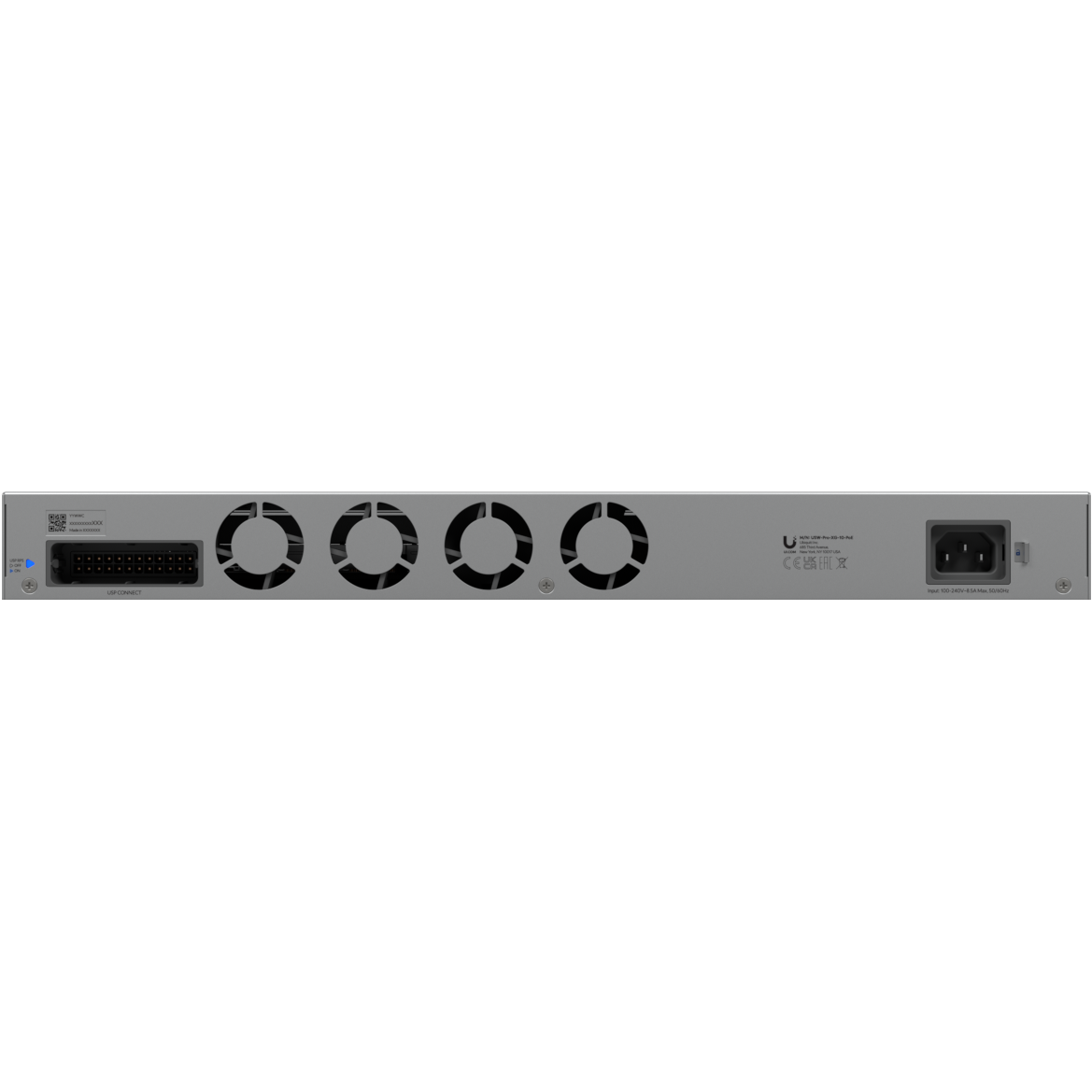 A large main feature product image of Ubiquiti UniFi Pro XG 10-Port Layer 3 Switch w/ PoE