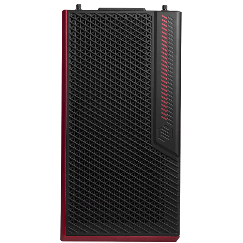 A large main feature product image of MSI PANO 130R ATX Mid Tower Case - MLG Edition