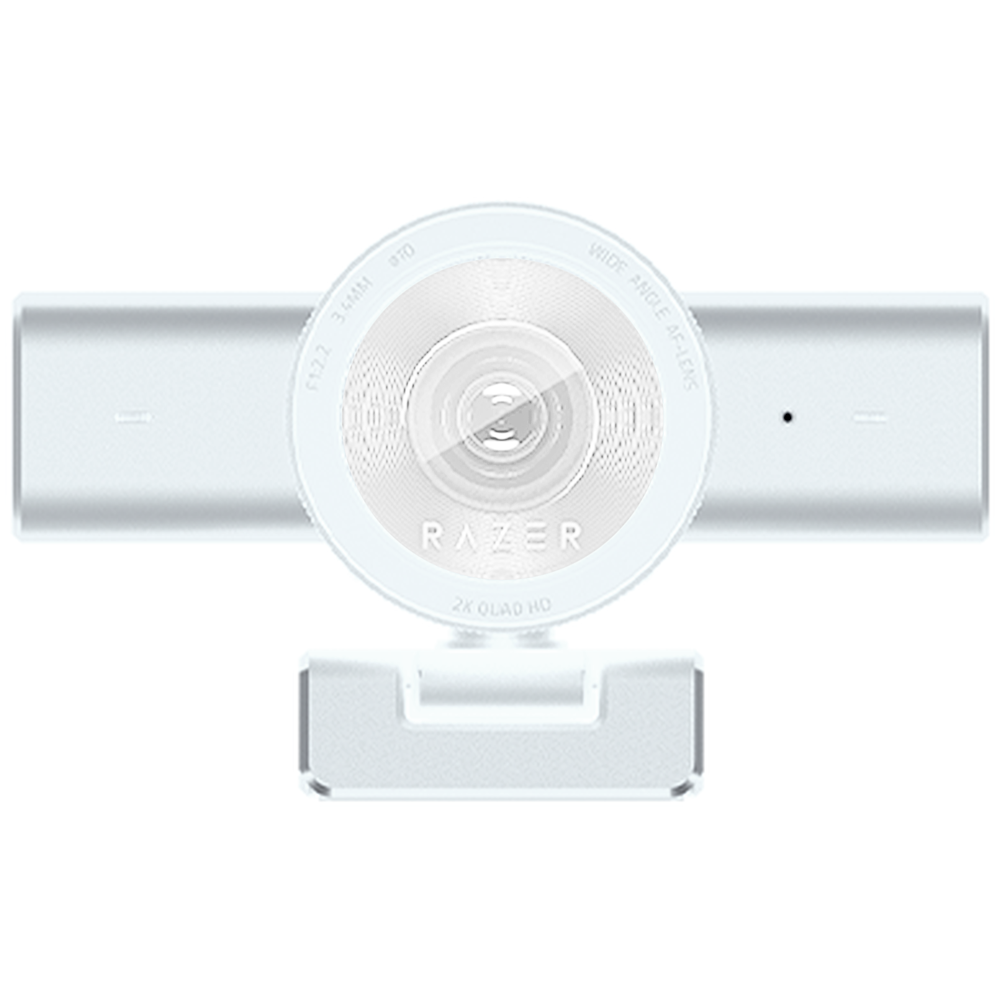 A large main feature product image of Razer Kiyo V2 X - 1080p60 Full HD Streaming Webcam (White)
