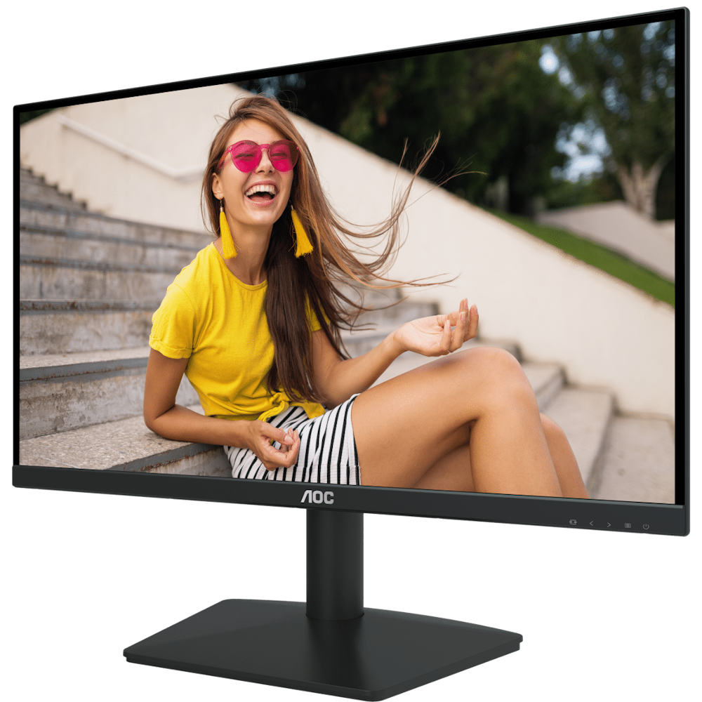 A large main feature product image of AOC 24B15H3 23.8" 1080p 120Hz 1ms IPS Monitor