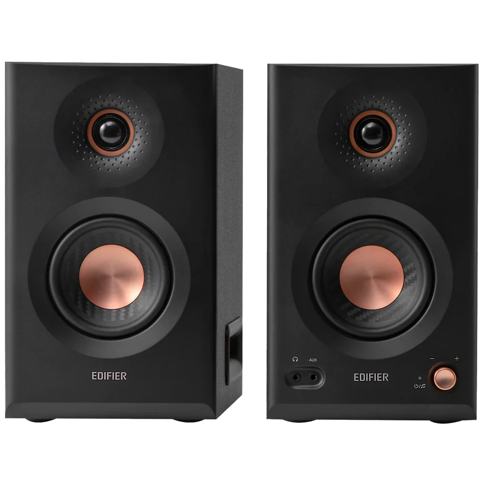 A large main feature product image of Edifier MR5 Tri-amped Powered Studio Monitor Speakers (Black)