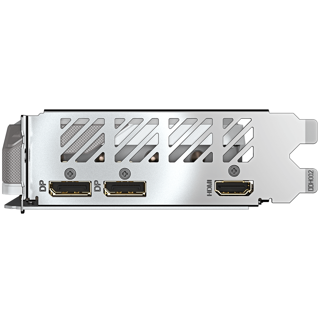 A large main feature product image of Gigabyte Radeon RX 9060 XT Gaming Ice OC 16GB GDDR6