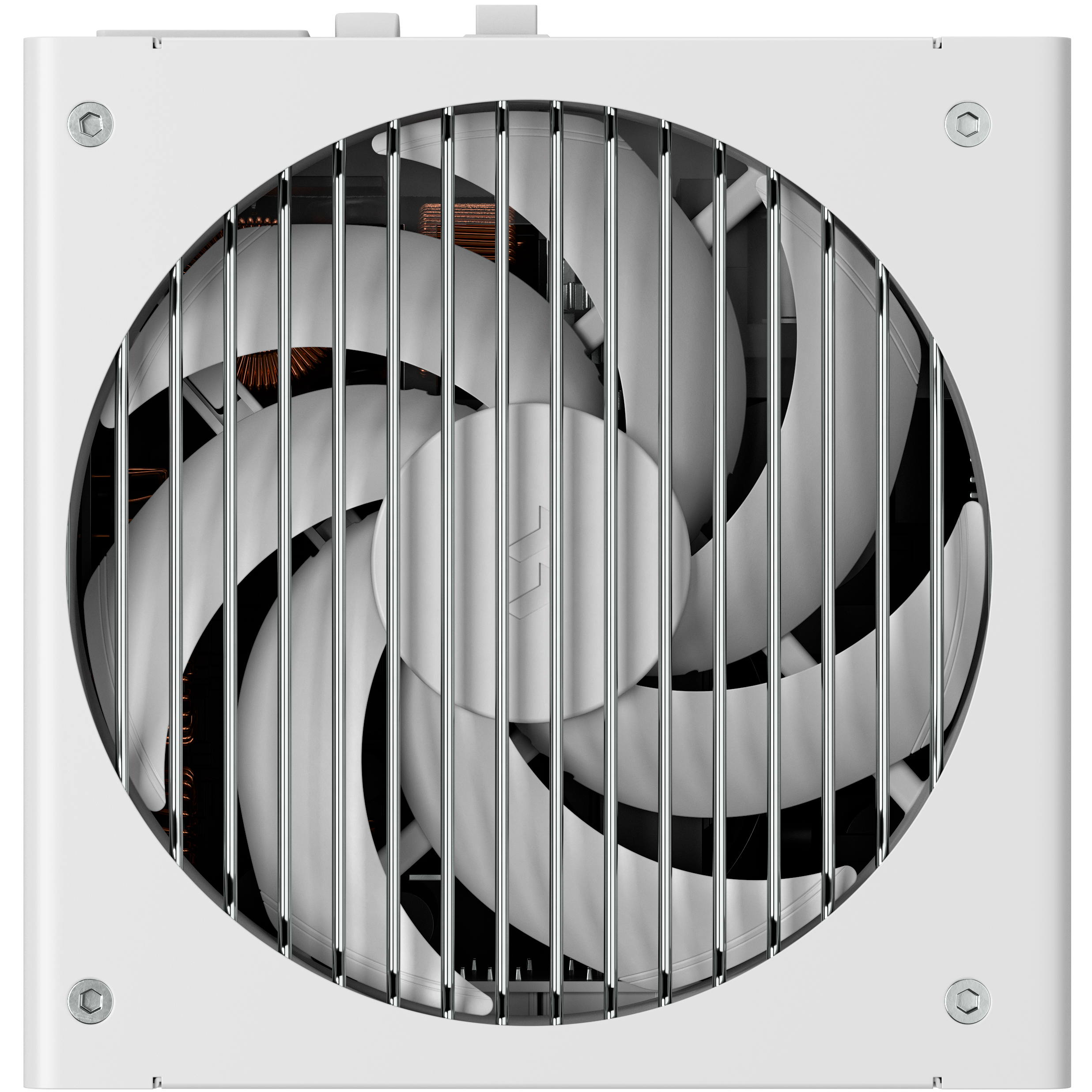 A large main feature product image of Fractal Design Ion 3 1000W Gold PCIe 5.1 ATX 3.1 Modular PSU (White)