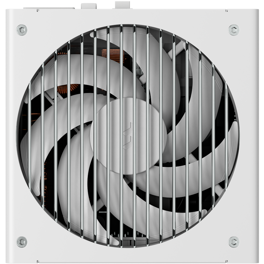 A large main feature product image of Fractal Design Ion 3 1000W Gold PCIe 5.1 ATX 3.1 Modular PSU (White)