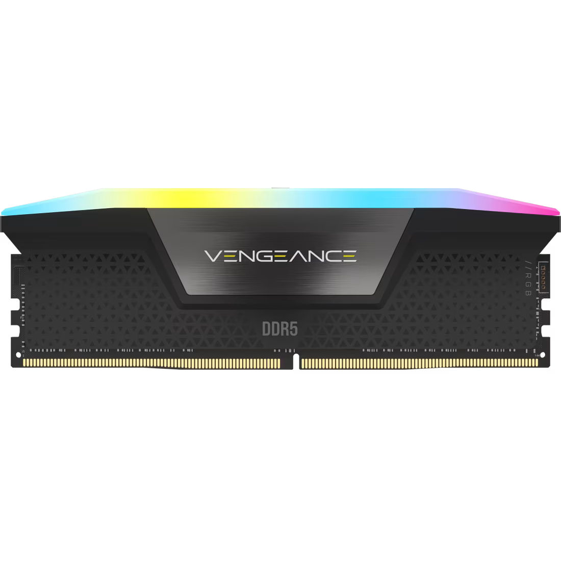 A large main feature product image of Corsair Vengeance RGB 16GB Kit (2x8GB) XMP DDR5-5200 C40