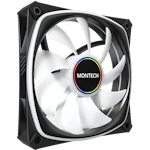 A small tile product image of Montech AX120 PRO 120mm ARGB PWM Fan (Black)