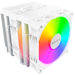 A product image of Montech NX600 ARGB Dual-Tower CPU Cooler (White)