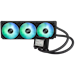 A product image of ASUS AYW Gaming LC 360 ARGB LCD 360mm AIO Liquid CPU Cooler