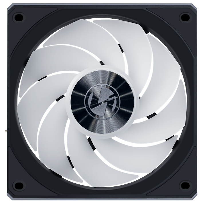 A large main feature product image of Lian Li UNI FAN CL120 Wireless - 120mm Reverse Blade Modular Fan 3-Pack w/ Controller (Black)