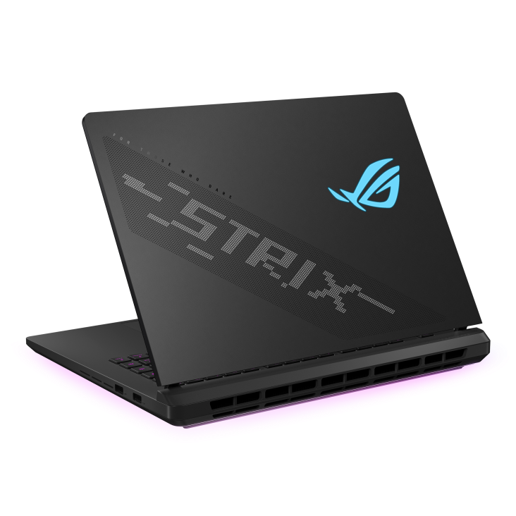 A large main feature product image of EX-DEMO ASUS ROG Strix SCAR 16 (G635) - 16" 240Hz, Ultra 9 275HX, RTX 5080, 32GB/1TB - Win 11 Gaming Notebook