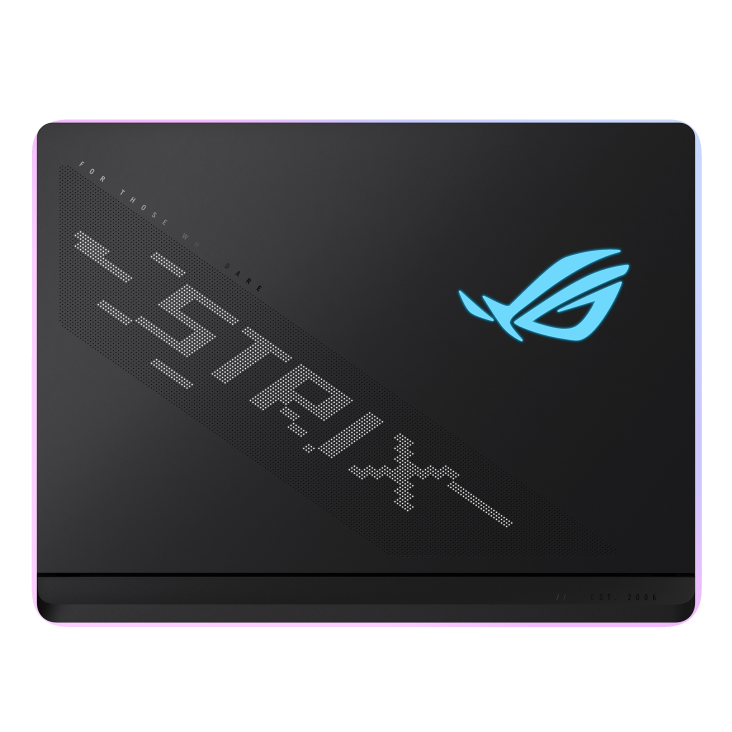 A large main feature product image of EX-DEMO ASUS ROG Strix SCAR 16 (G635) - 16" 240Hz, Ultra 9 275HX, RTX 5080, 32GB/1TB - Win 11 Gaming Notebook