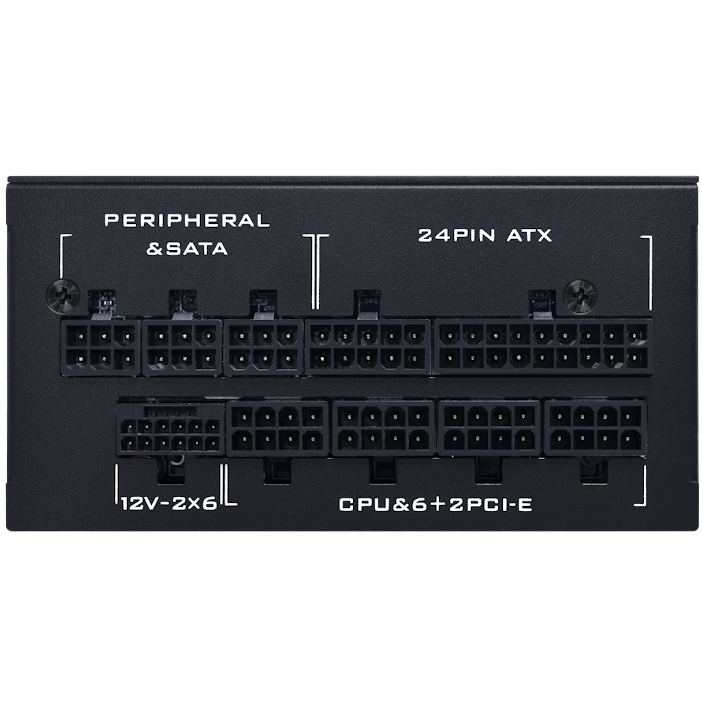A large main feature product image of Lian Li SP 1000W Platinum PCIe 5.1 ATX 3.1 SFX Modular PSU