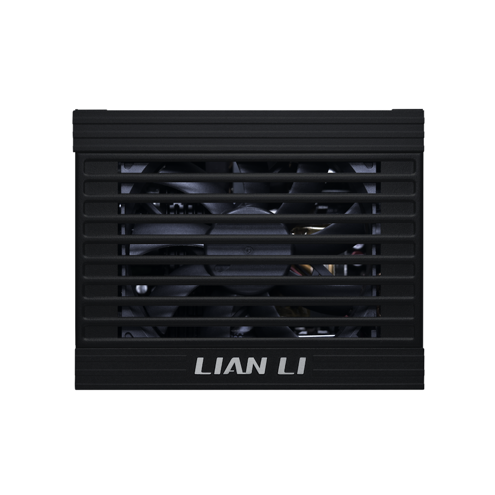 A large main feature product image of Lian Li SP 850W Platinum PCIe 5.1 ATX 3.1 SFX Modular PSU