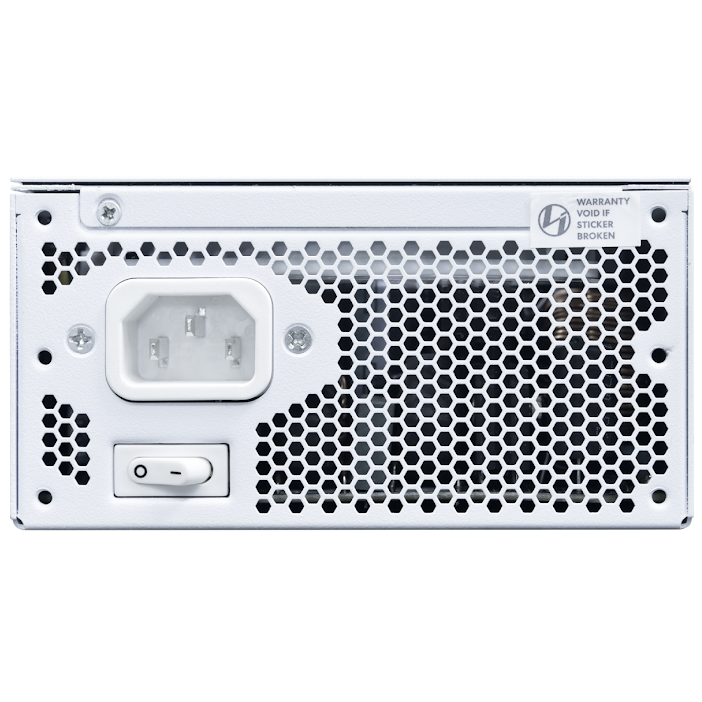 A large main feature product image of Lian Li SP 1000W Platinum PCIe 5.1 ATX 3.1 SFX Modular PSU (White)