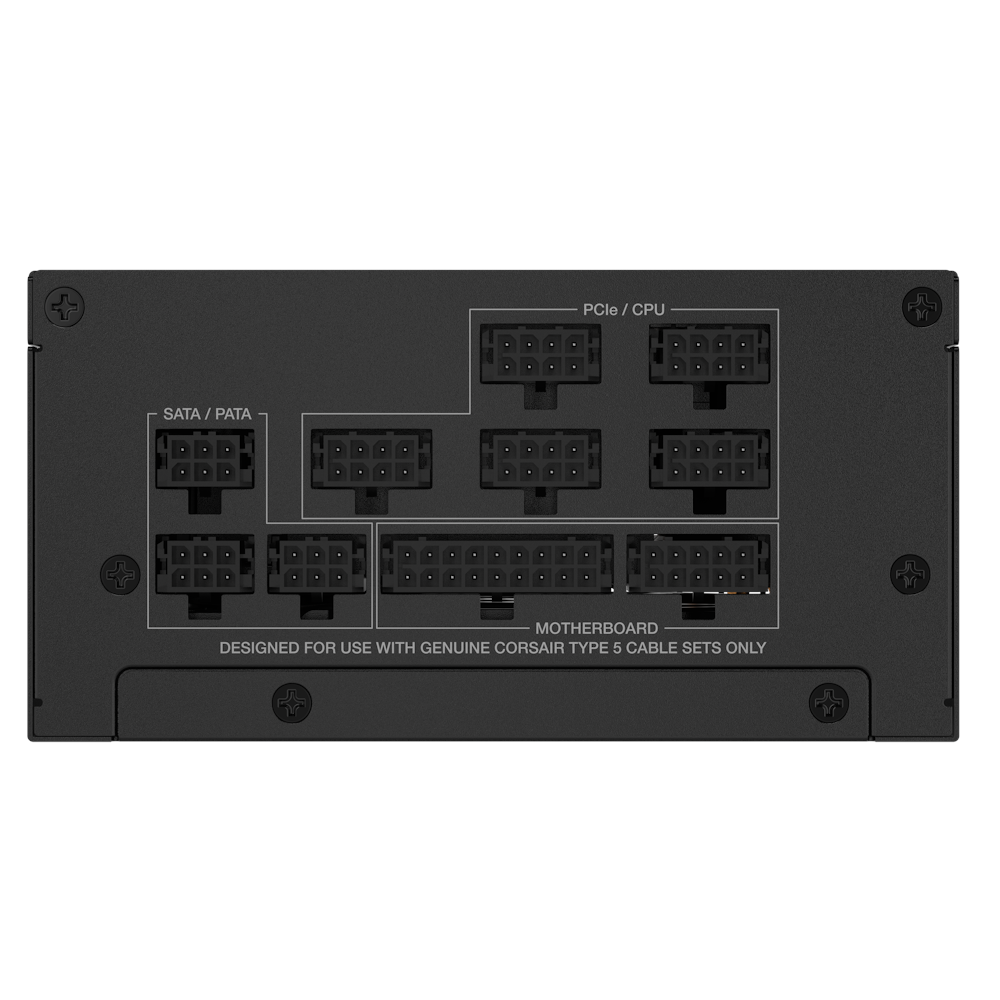 A large main feature product image of EX-DEMO Corsair SF850 - 850W Platinum SFX Modular PSU