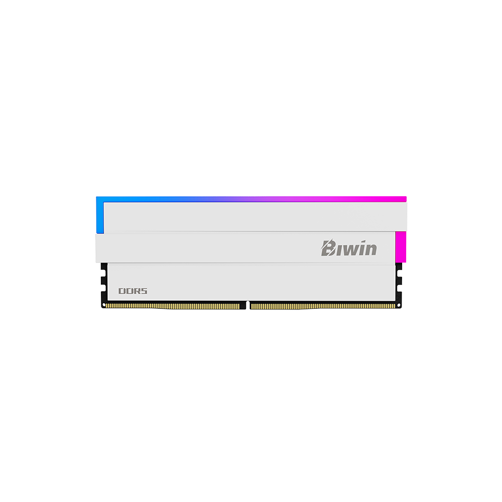 A large main feature product image of BIWIN Black Opal 32GB Kit (2x16GB) DDR5-6000 C30 - White