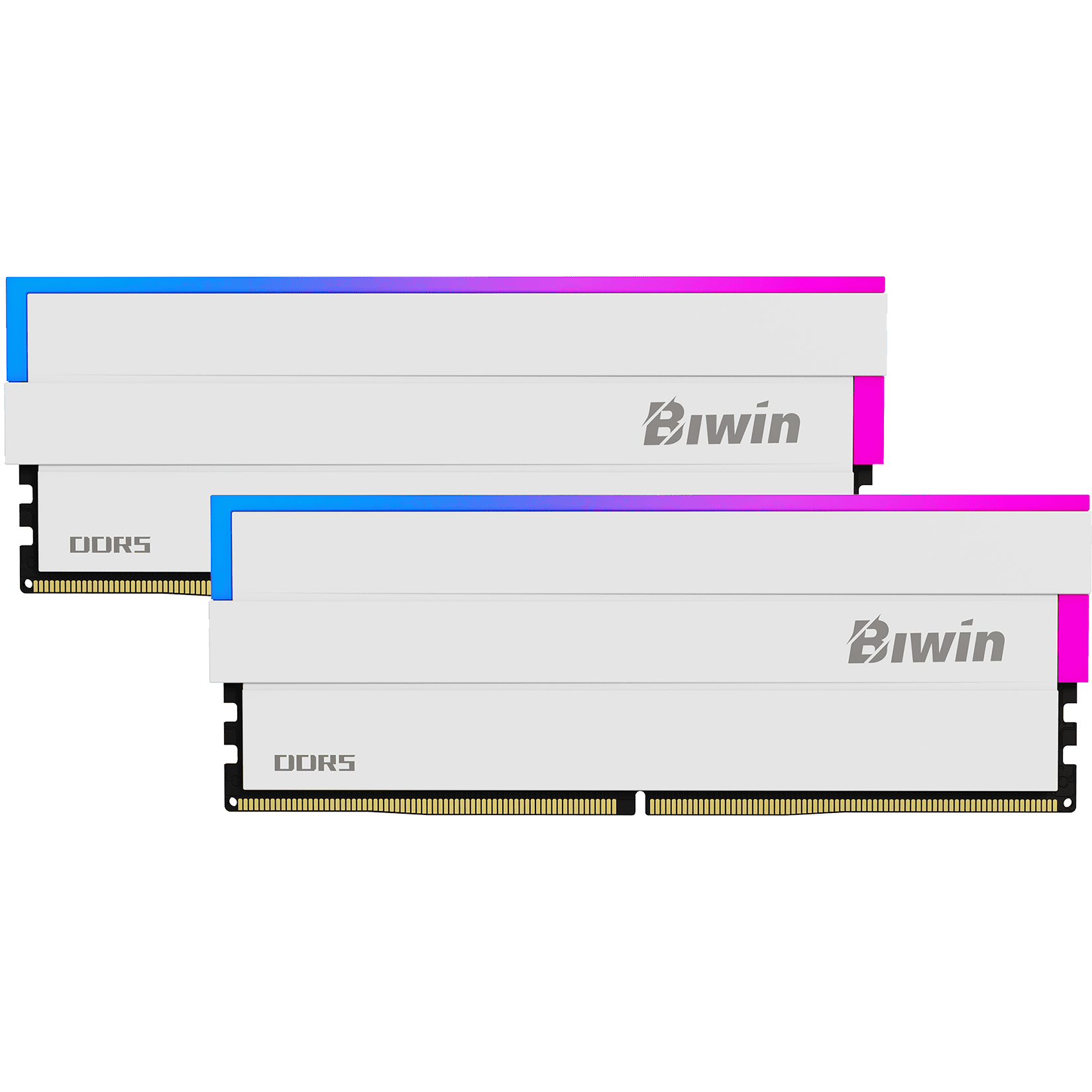 A large main feature product image of BIWIN Black Opal 32GB Kit (2x16GB) DDR5-6000 C30 - White